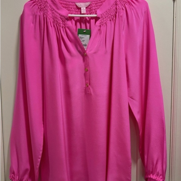Lilly Pulitzer pink Elsa Top size medium NWT - Picture 8 of 8